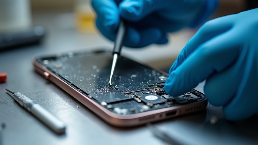 Czyszczenie i konserwacja iPhone'a po zalaniu Elbląg profesjonalna naprawa iPhone