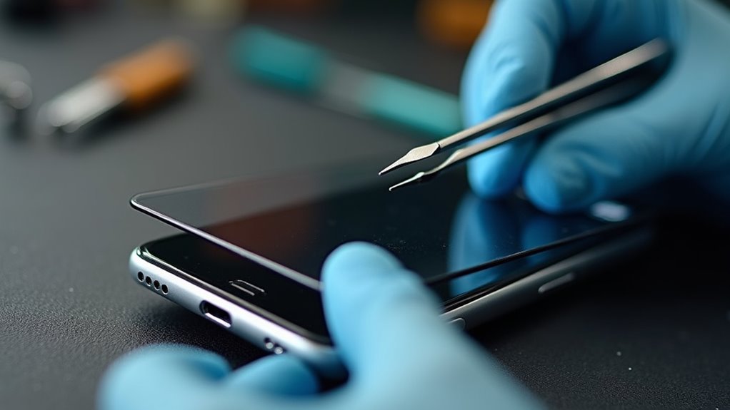 Montaż szkła ochronnego na ekran iPhone'a Grudziądz profesjonalna instalacja telefonu stacjonarnego