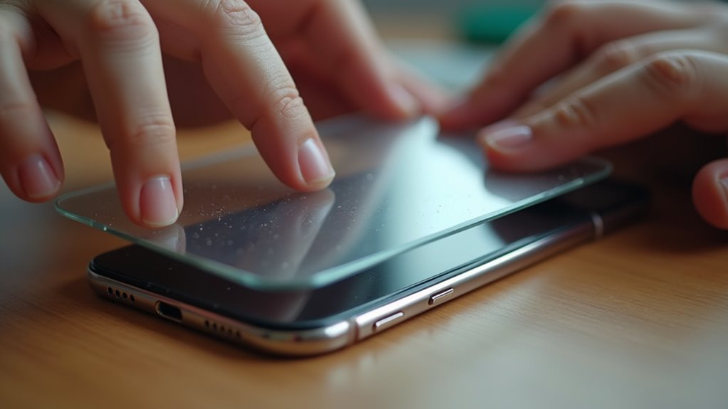 Montaż szkła ochronnego na ekranie iPhone’a Tarnów szkło ochronne iphone tarn w