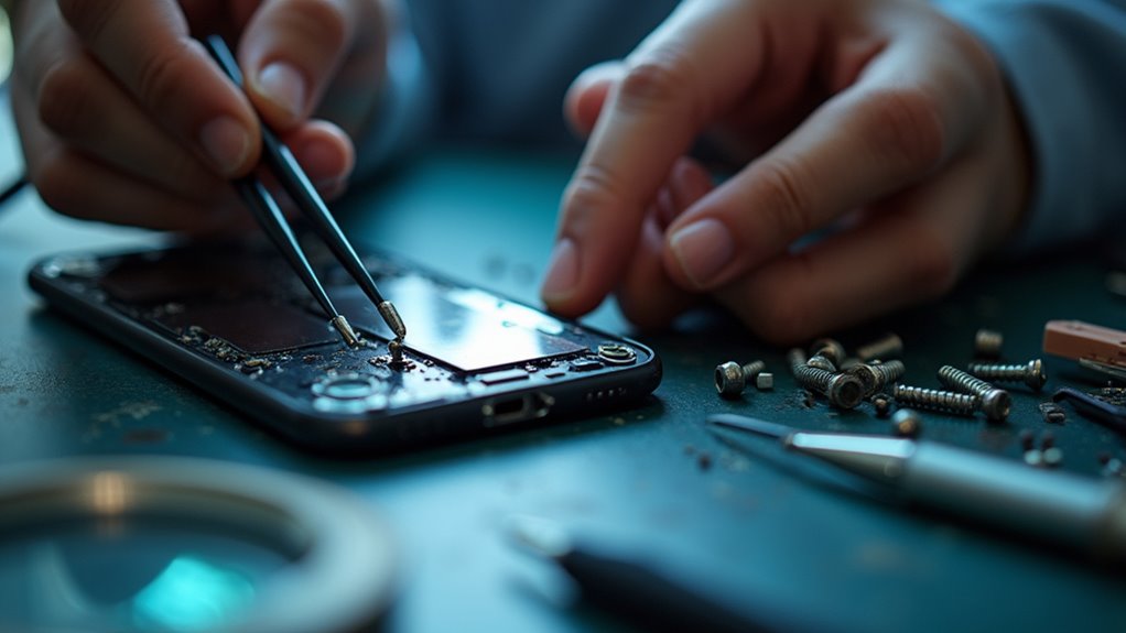 Naprawa czujnika zbliżeniowego iPhone'a Wałbrzych problemy diagnostyczne czujnika zbliżeniowego