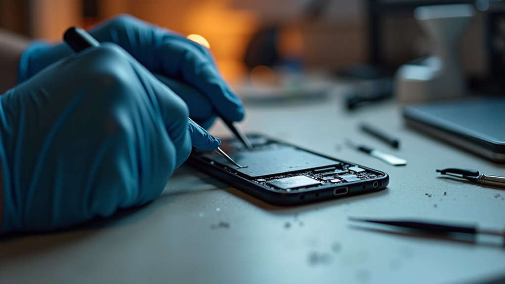 Naprawa czujnika zbliżeniowego iPhone'a problemy diagnostyczne czujnika zbliżeniowego