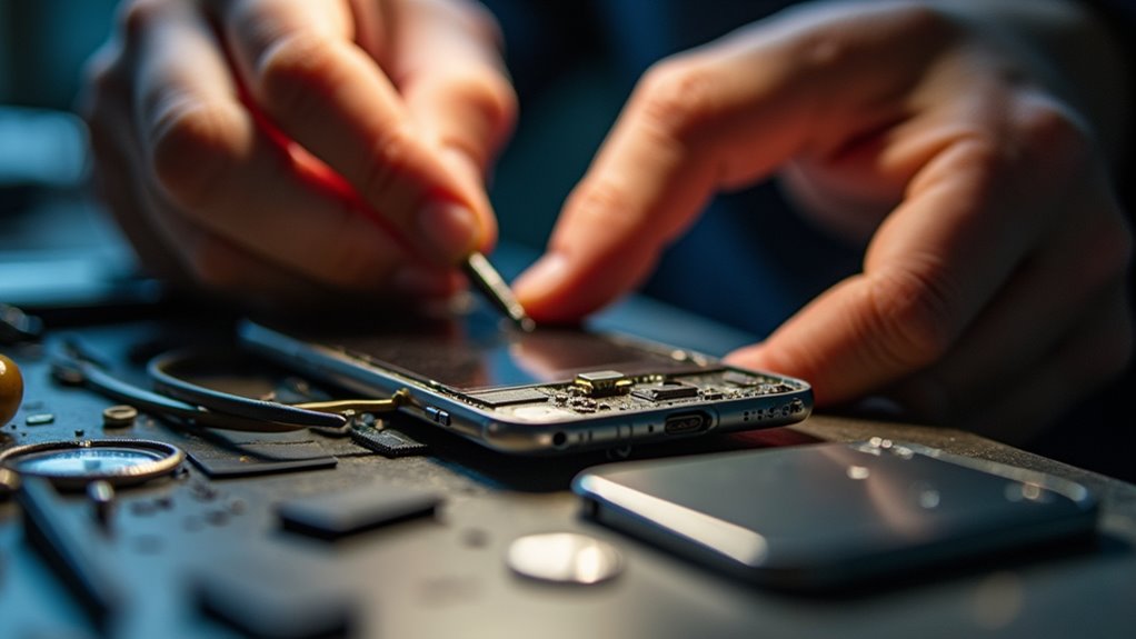 Naprawa czujnika zbliżeniowego iPhone Jaworzno proces diagnostyczny czujnika zbliżeniowego