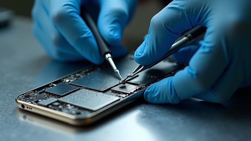 szybkie usuwanie szkód wodnych iPhone