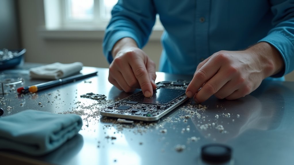 Czyszczenie i konserwacja iPhone'a po zalaniu Rybnik szybkie precyzyjne przywracanie iPhone