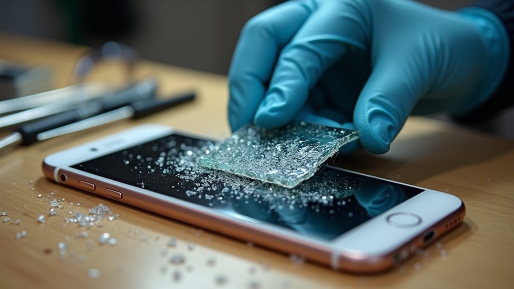 wymiana tylnego ekranu iPhone'a
