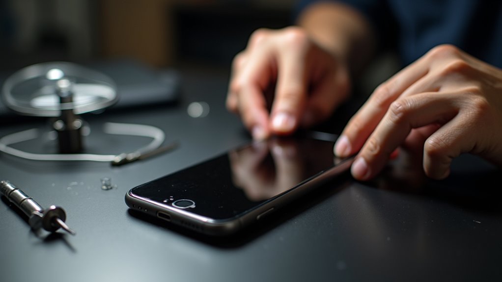 Instalacja akcesoriów do iPhone'a Rybnik przezroczysta instalacja akcesoriów do iPhone