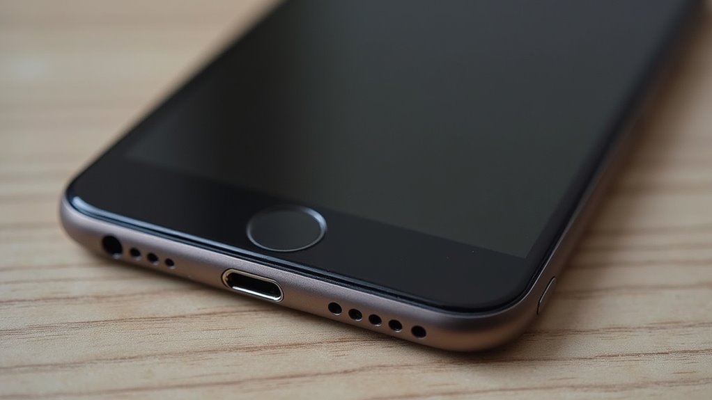 przezroczyste naprawy przycisku iPhone