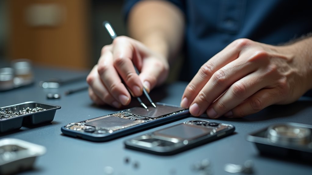 Naprawa aparatu iPhone (przedni i tylny) Elbląg przezroczyste ceny naprawy aparatu iPhone