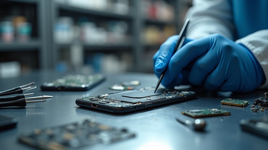 diagnostyka uszkodzeń wodnych iPhone