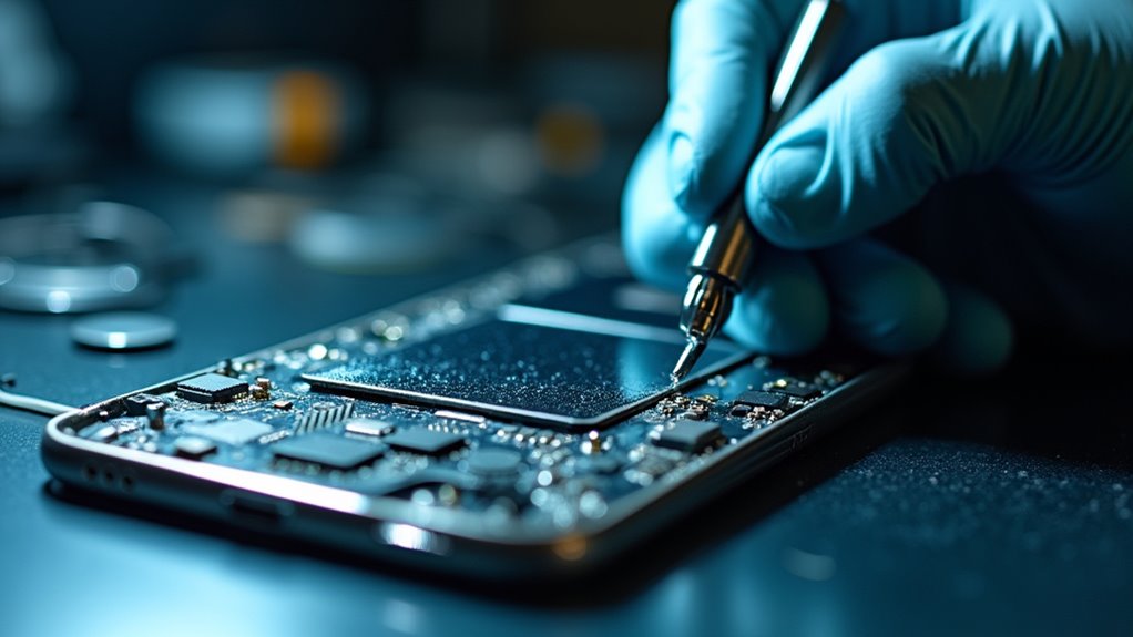 diagnostyka uszkodzeń wodnych iPhone