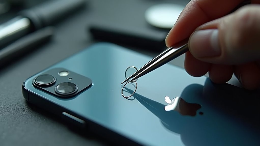 szybka wymiana szklanej osłony aparatu iPhone