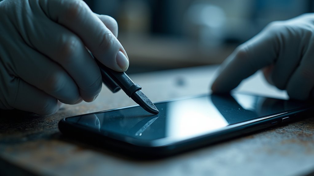 Montaż szkła ochronnego na ekranie iPhone'a Jastrzębie-Zdrój szybki precyzyjny montaż ekranu iPhone