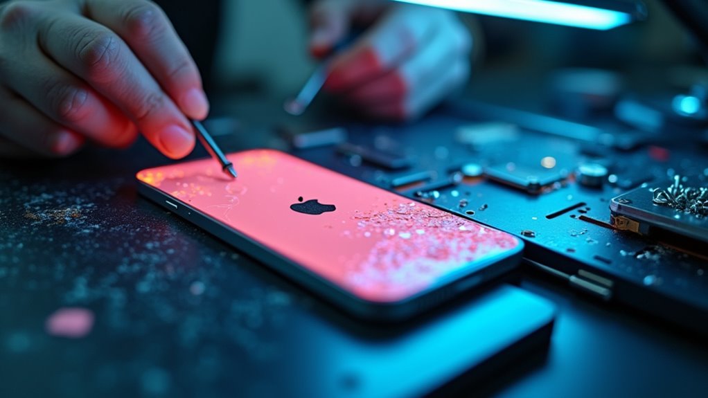 szybka precyzyjna wymiana ekranu iPhone