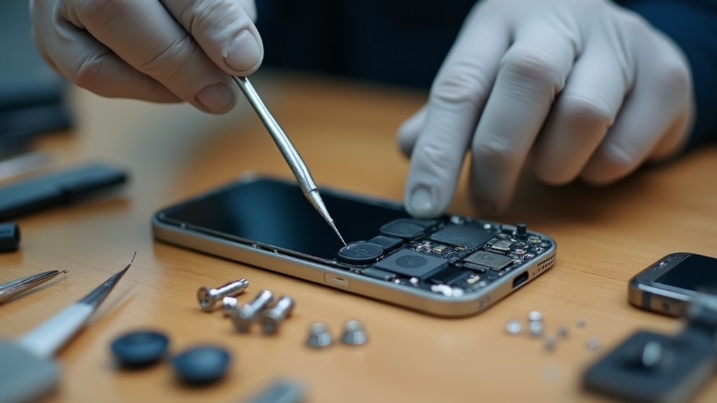 naprawa przycisku iPhone
