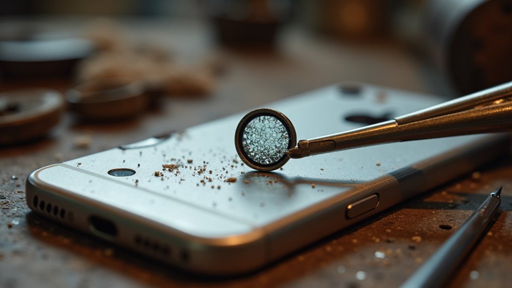 wymiana obiektywu aparatu iPhone'a