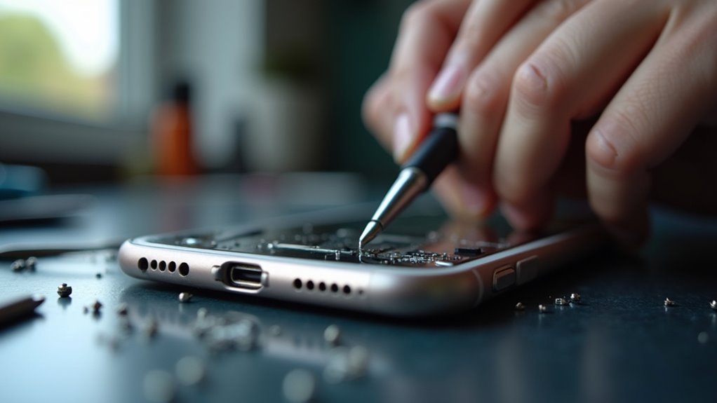 naprawa portu ładowania iPhone w moim biurze