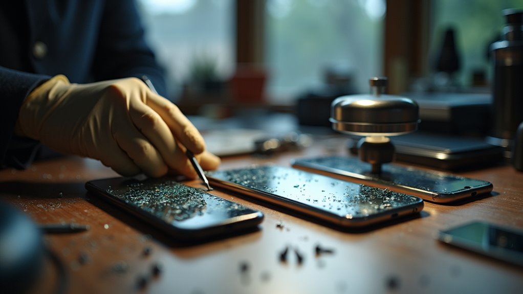 tył ekranu iPhone