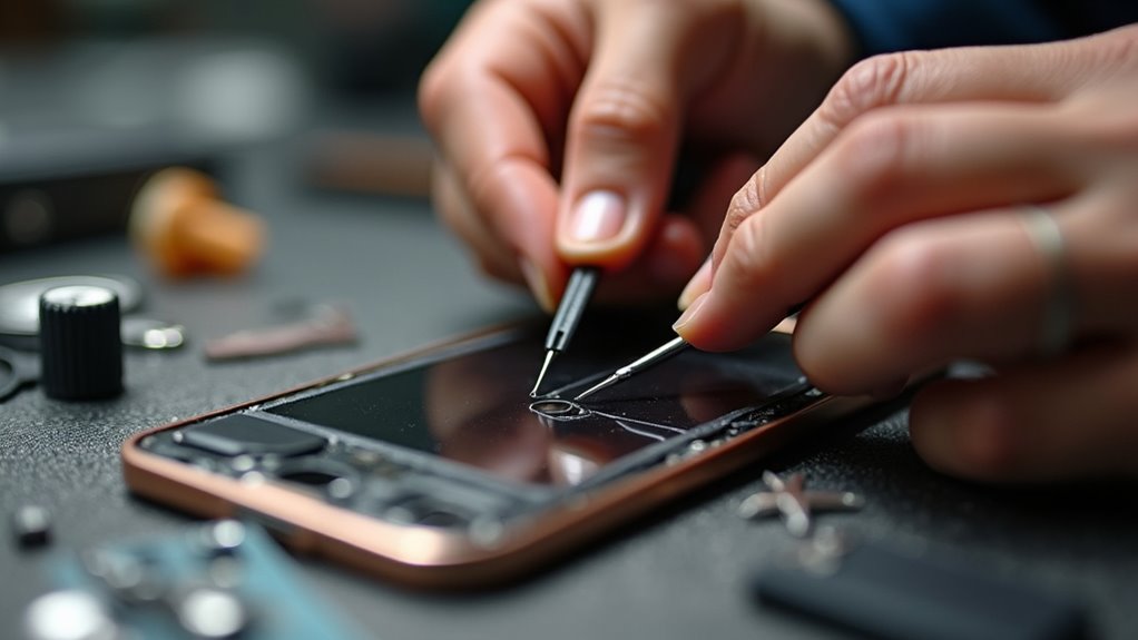 naprawa przycisku telefonu