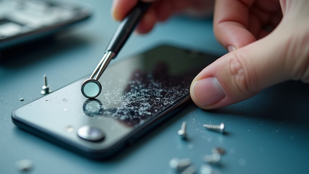 wymiana szkła aparatu telefonu lubin