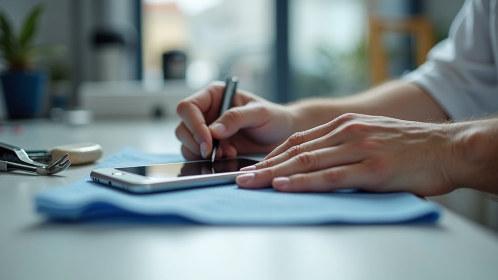 usługa renowacji etui na telefon