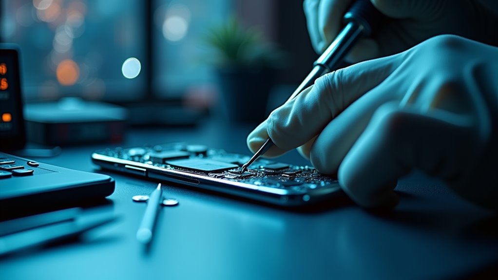 harmonogram naprawy płyty głównej telefonu