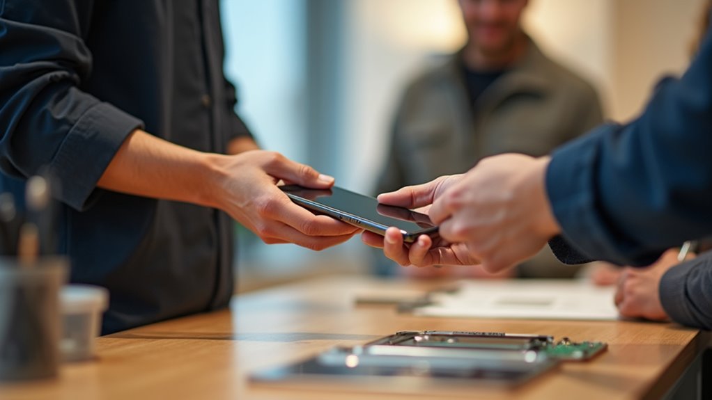 szczegóły dotyczące czasu naprawy telefonu