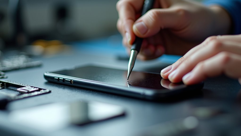 testowanie funkcjonalne ekranu telefonu
