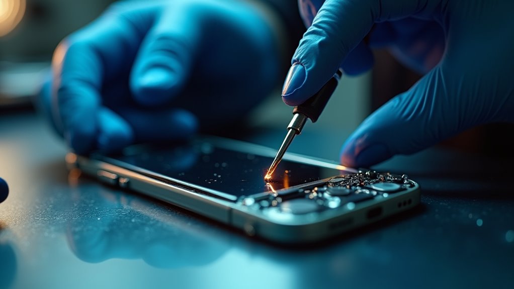 odtworzenie pierwotnej wydajności ekranu telefonu