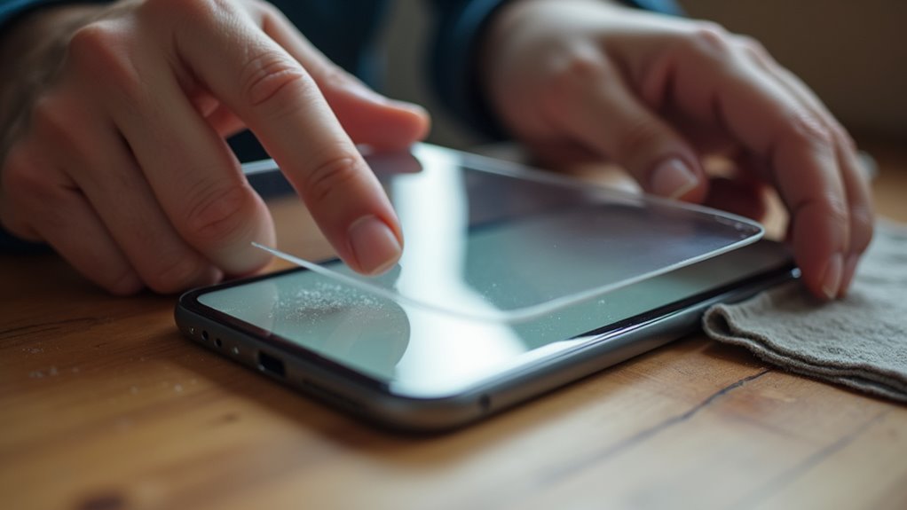 Montaż szkła ochronnego na ekran iPhone'a Ostrowiec Świętokrzyski phone screen protector installation ostrowiec