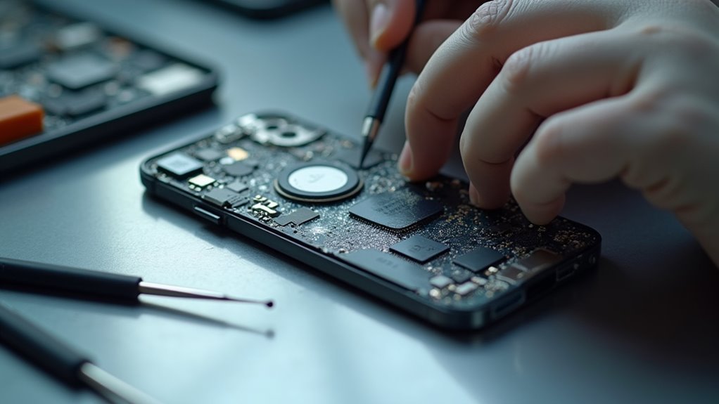 remediacja uszkodzeń wodnych telefonu
