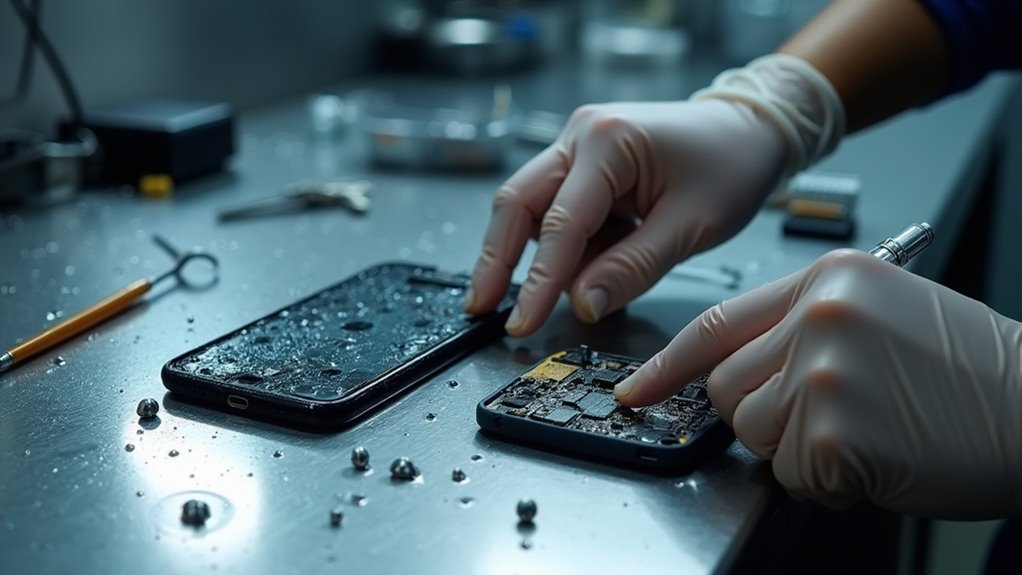Czyszczenie i konserwacja iPhone'a po uszkodzeniu wodnym Jelenia Góra telefon naprawa po zalaniu