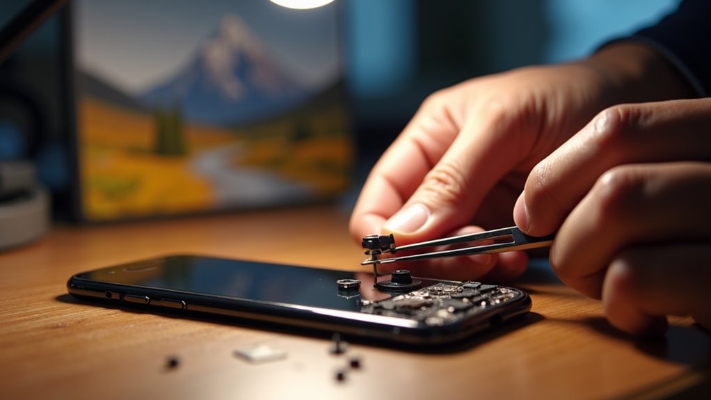 precyzyjna naprawa czujnika zbliżeniowego iPhone