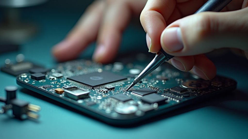 zobaczyłem naprawę płyty głównej iPhone'a