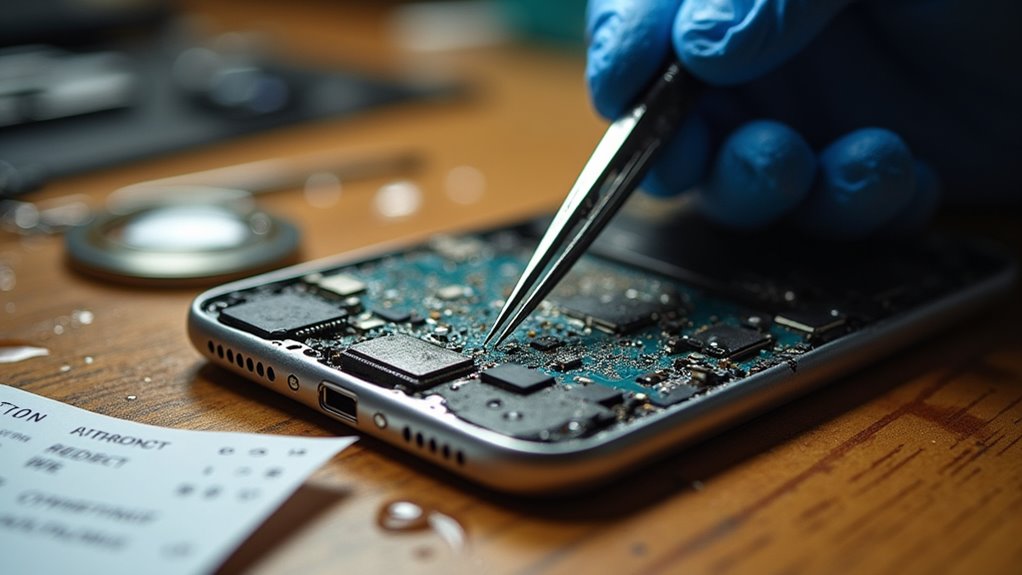 Naprawa iPhone'a po zalaniu Mysłowice przejrzyste ceny uszkodzeń wodnych iPhone