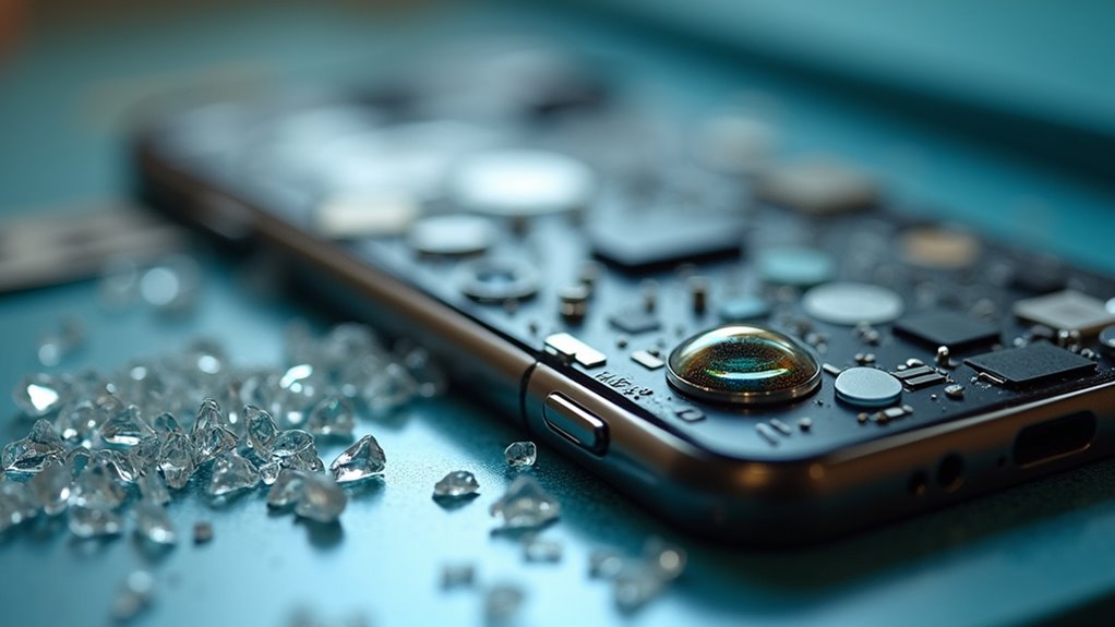 uszkodzona szybka aparatu w iPhonie wpływa na ostrość i jakość obrazu