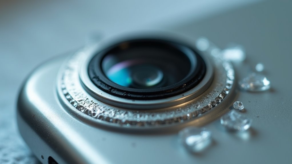 problemy z jakością obrazu uszkodzonego obiektywu aparatu w iPhone