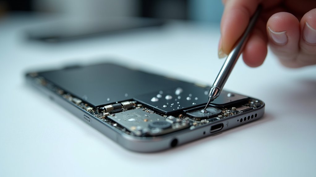 czyszczenie i konserwacja po zalaniu iPhone'a czatowanie