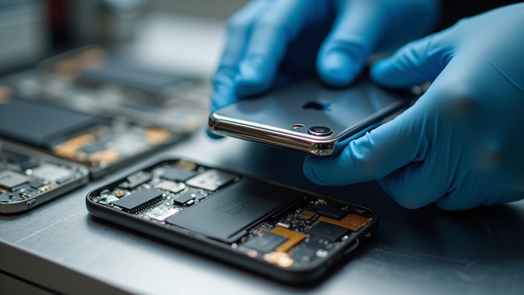 odzyskane części iPhone