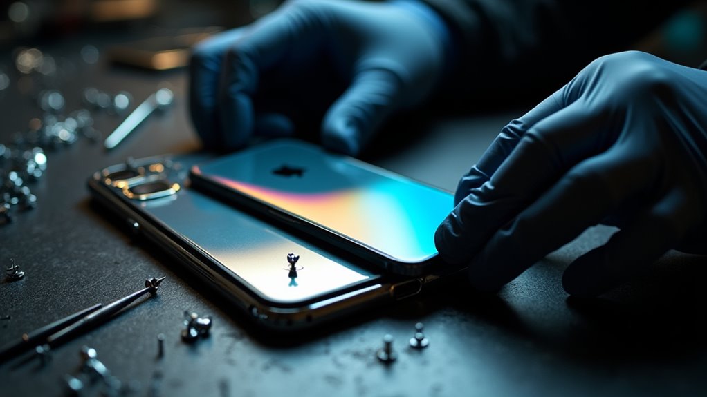 Wymiana szybki tylnej iPhone Zawiercie ceny naprawy przezroczystej tylnej szybki iPhone